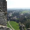 [Corfe Castle village]