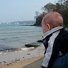 [Theo at Studland Beach]